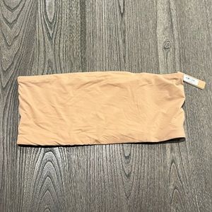 NWT Skims Fits Everybody Bandeau Bra Nude Ochre XL